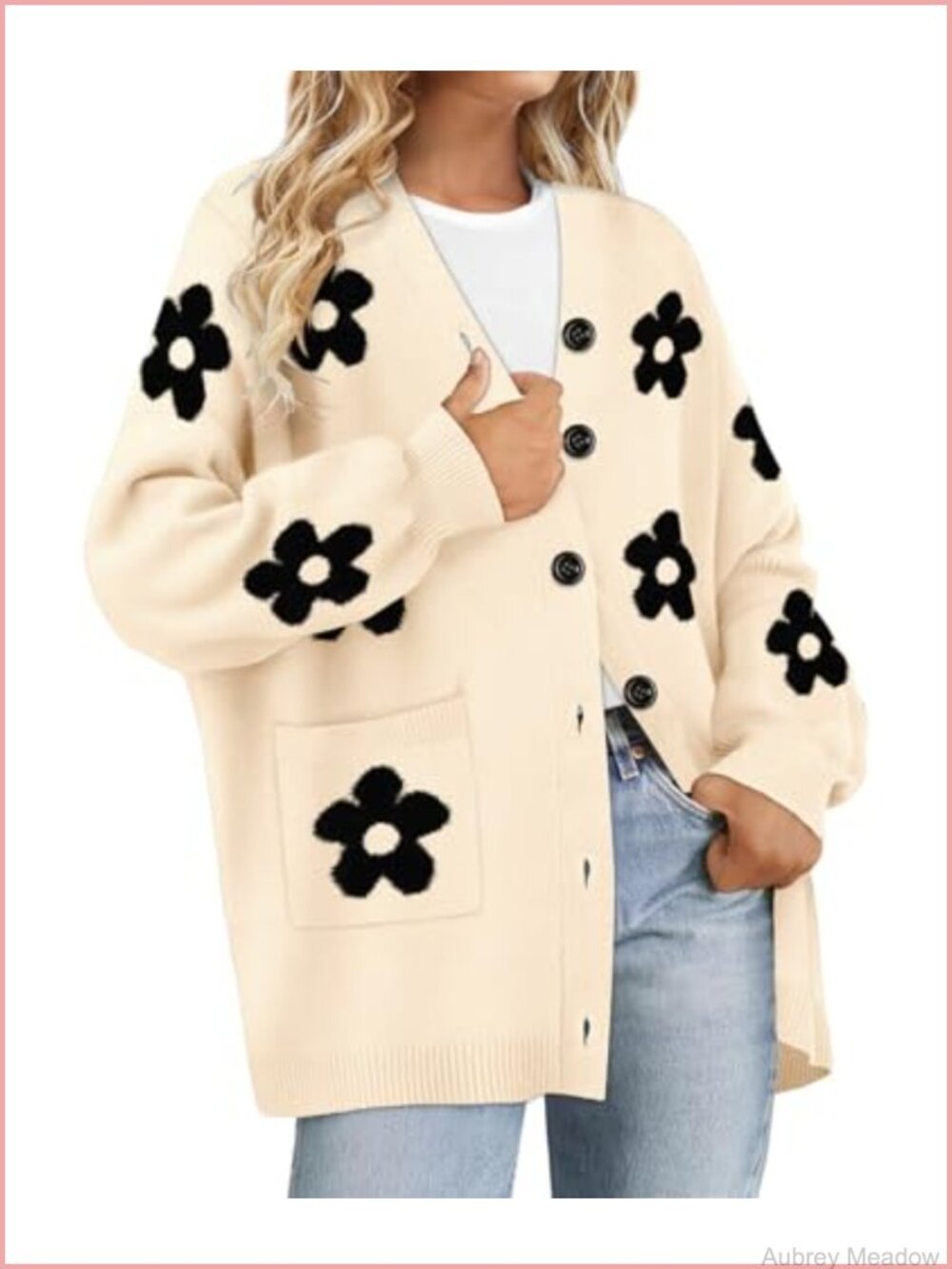 Women's Plus Size Open Front Cardigan Sweater Coat Long Sleeve Oversized Knit